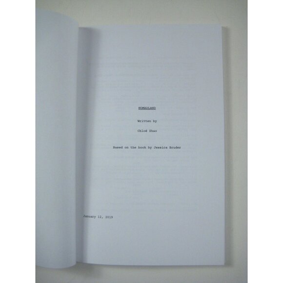 Nomadland Screenplay Chloé Zhao For Your Consideration Script Book - Picture 3 of 5